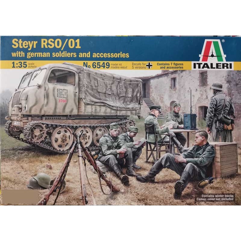 Italeri_ Steyr RSO/01 with German soldiers and accesories_ 1/35
