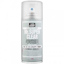 Mr. Hobby_ Mr. Super Clear Semi-Gloss. Barniz Satinado en Spray
