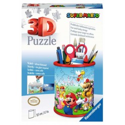 Puzzle 3D_ Lapicero SuperMario