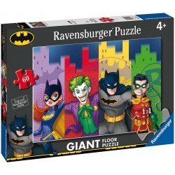 Batgirl, Joker, Batman, Robin. Puzzle Giant 60 piezas