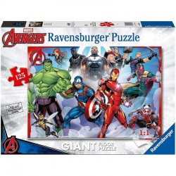 Marvel Avengers. Puzzle Giant de suelo125 piezas