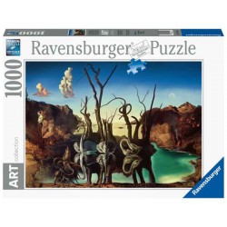 Ravensburger Art_ Dalí. Cisnes reflejando Elefantes. Puzzle 1000 piezas
