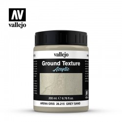 Vallejo Ground Texture_ Arena Gris 200 ml.