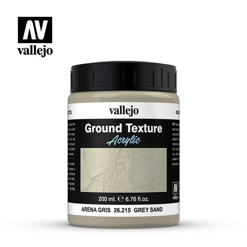 Vallejo Ground Texture_ Arena Gris 200 ml.