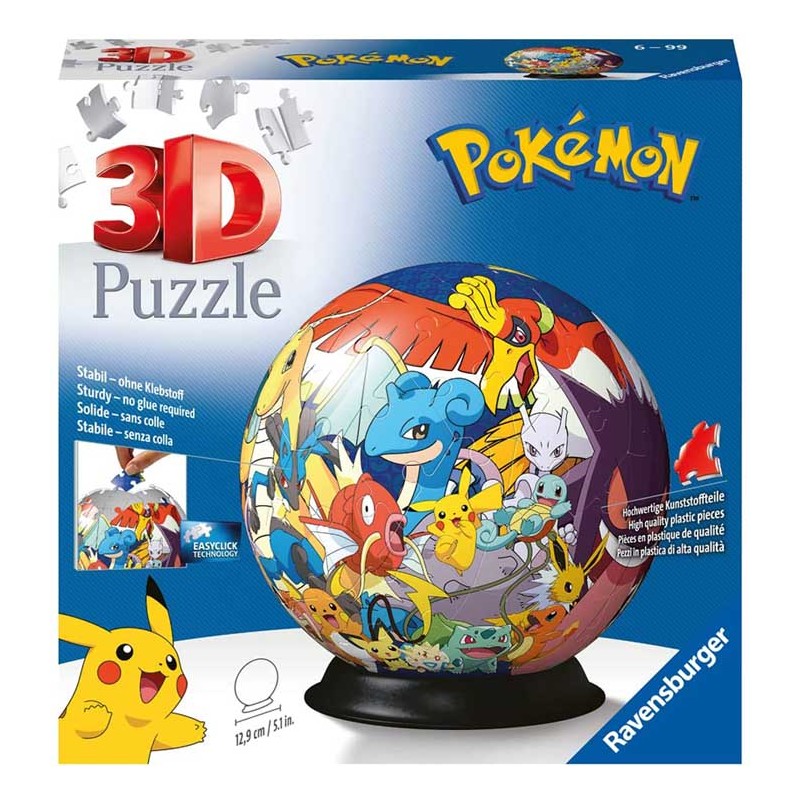 Esfera Pokemon. Puzzle 3D