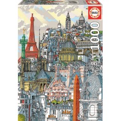 Paris (Carlo Stanga). Puzzle 1000 piezas