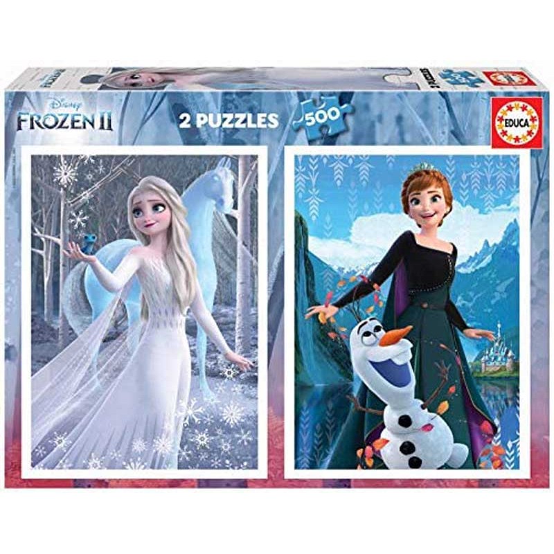 Disney Frozen. Puzzle 2X500 piezas