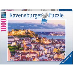 Lisboa y su Castillo. Puzzle 1000 piezas