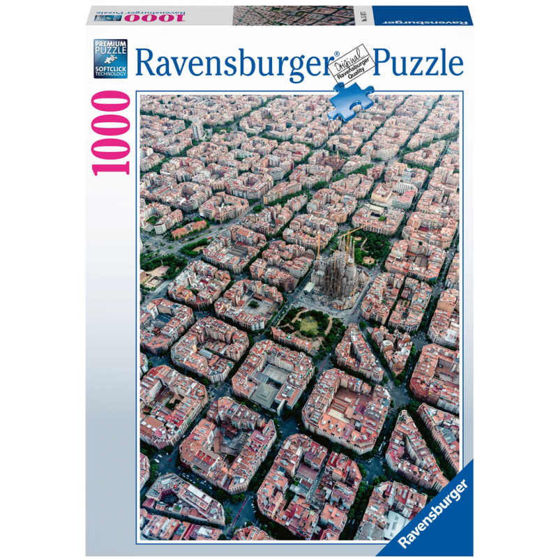 Vista Aérea de Barcelona. Puzzle 1000 piezas