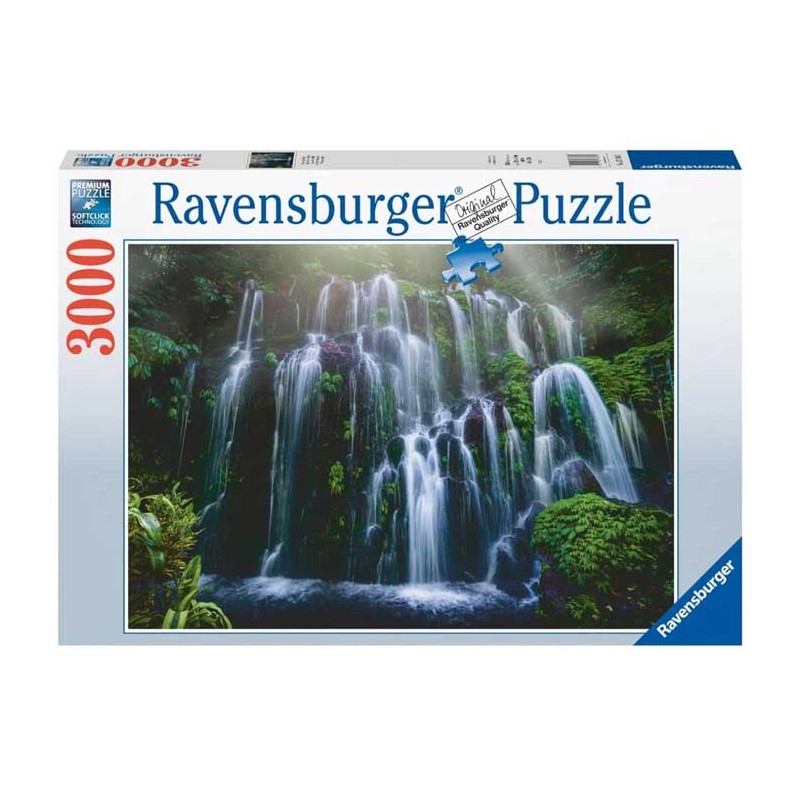 Cascada en Bali. Puzzle 3000 piezas
