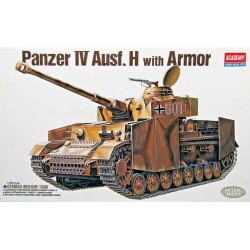 Academy_ Panzer IV Ausf.H with Armor. German Medium Tank_ 1/35