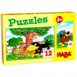 Puzzle El frutal. 2 x 12 piezas