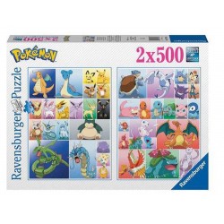 Colección de Pokemon. Puzzle 2 x 500 piezas.