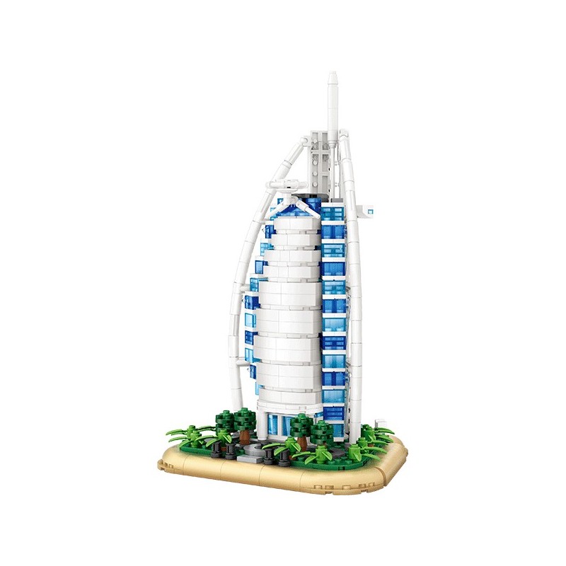 Burj Al Arab (962 piezas) - modelo terminado