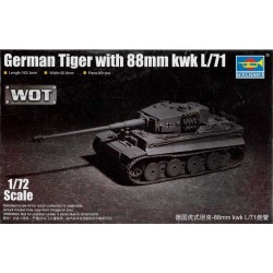 Trumpeter_ German Tiger with 88mm kwk L/71_ 1/72