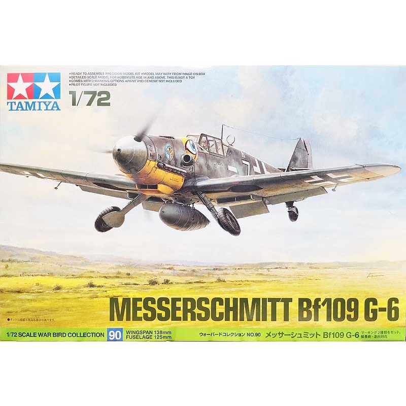 Tamiya_ Messerschmitt Bf109 G-6_ 1/72 - caja