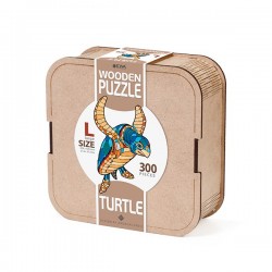 Tortuga. Puzzle de madera 300 piezas (tamaño L) - caja