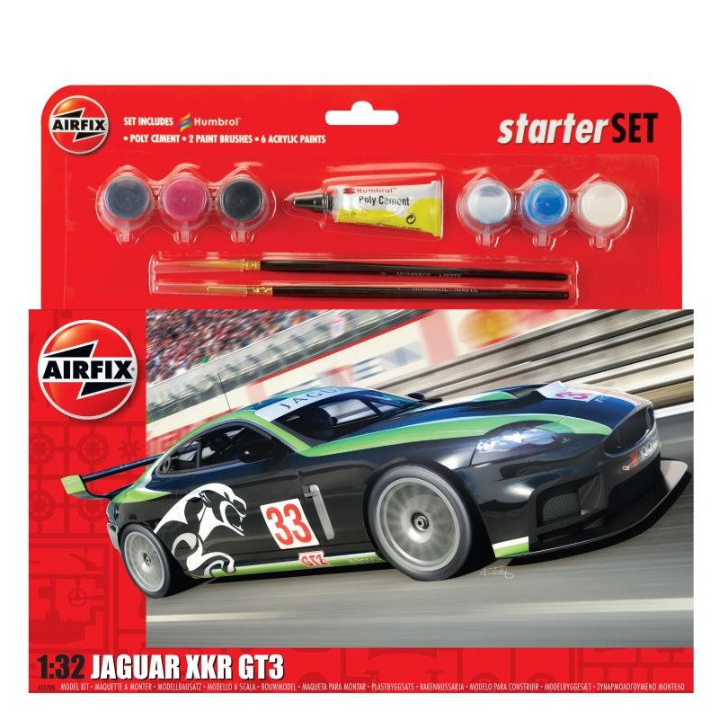 Airfix_ Jaguar XKR GT3 (Starter Set)_ 1/32
