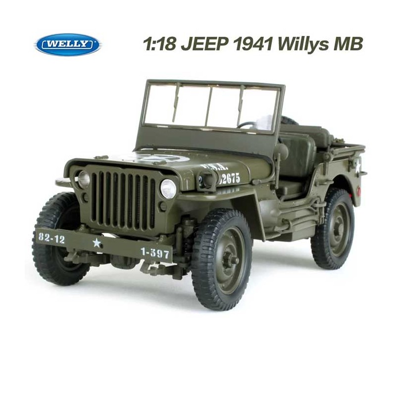 Welly_ Jeep Willys MB 1941_ 1/18 - frontal