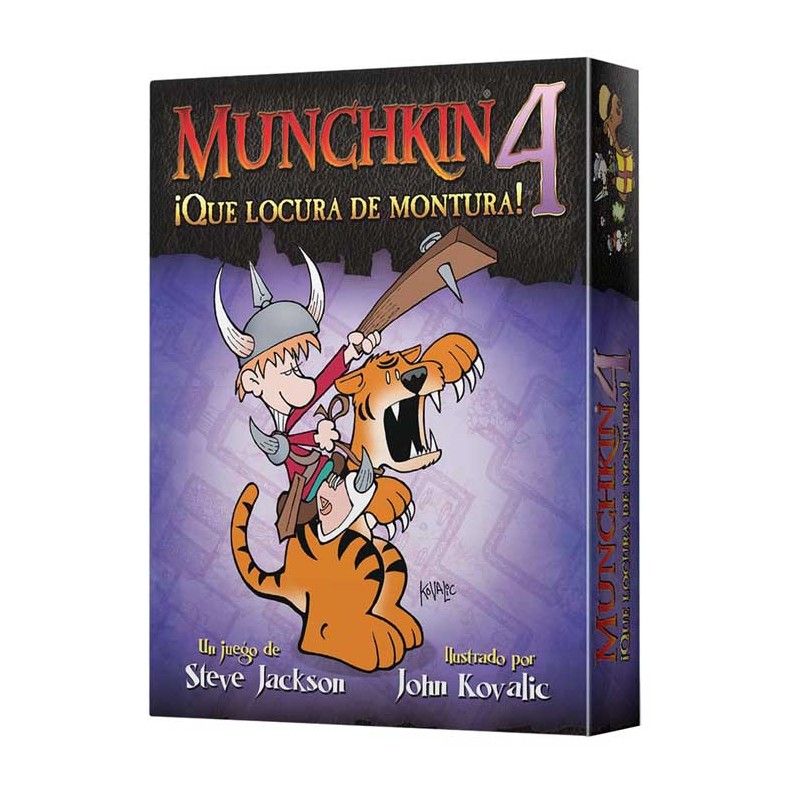 Munchkin 4. ¡Qué locura de Montura! (Expansión) - caja