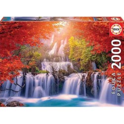 Cascada en Tailandia. Puzzle 2000 piezas