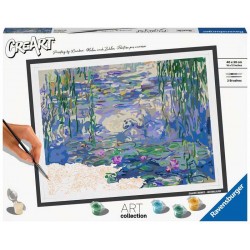 CreArt. Colorea por números. Claude Monet. Waterlilies