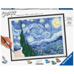 CreArt. Colorea por números. Vincent Van Gogh. Starry Night