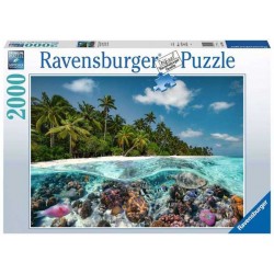 Buceo en las Maldivas. Puzzle 2000 piezas.