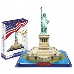 Statue of Liberty. Puzzle 3D