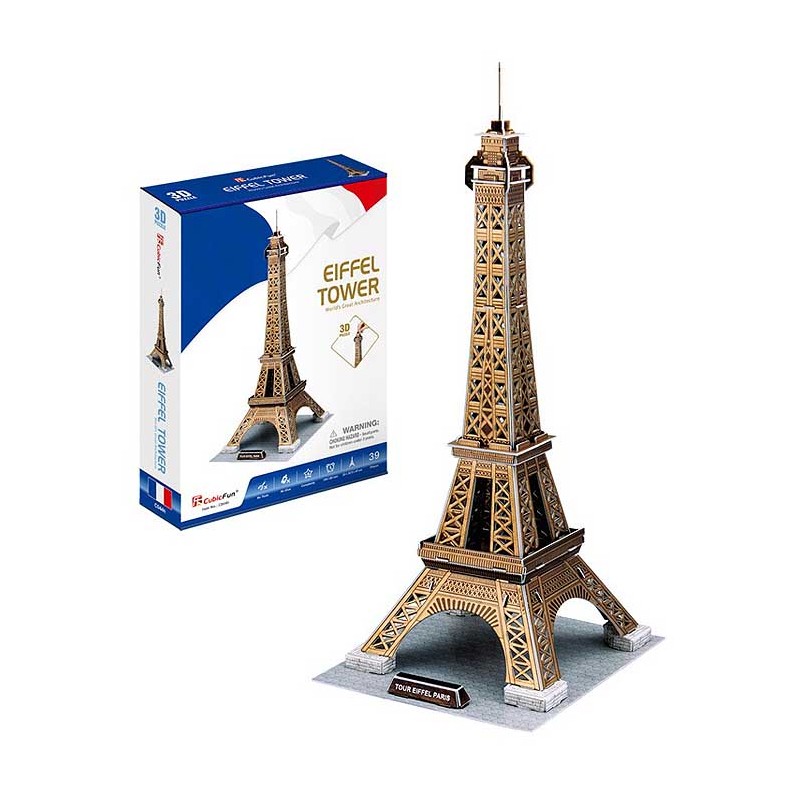 Torre Eiffel. Puzzle 3D