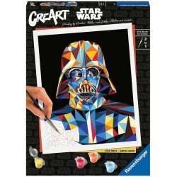 Darth Vader, Star Wars. Creart - Pintar por números