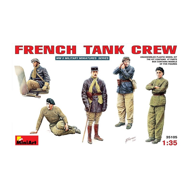 Miniart_ French Tank Crew_ 1/35