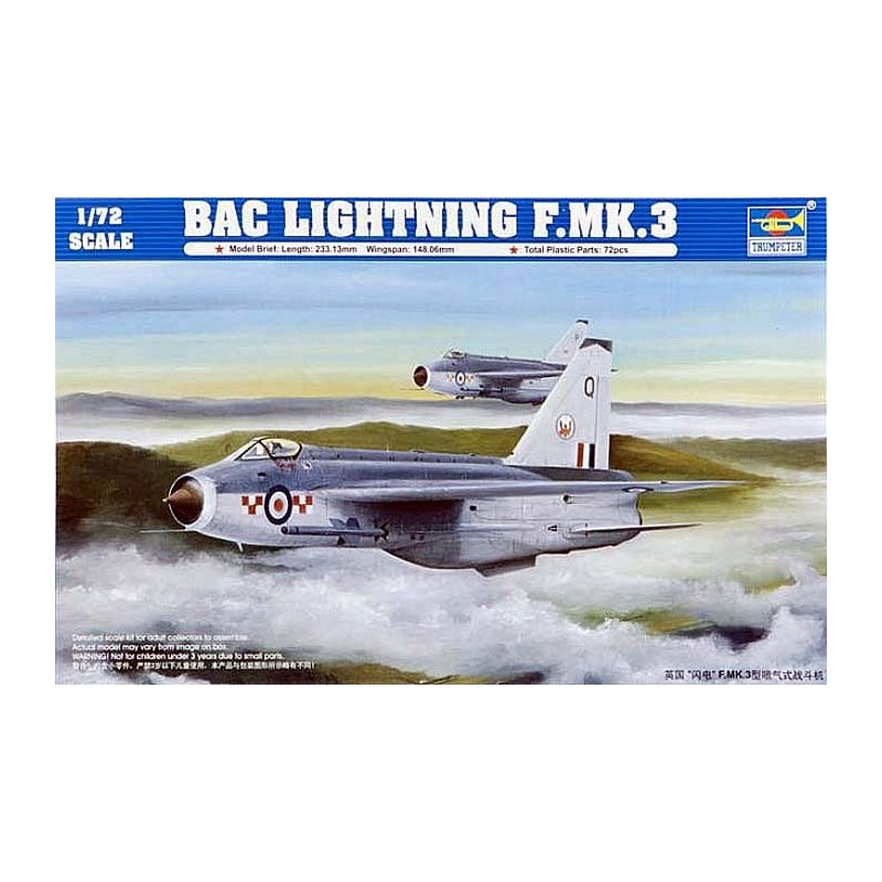Trumpeter_ BAC Lightnibg F.Mk.3_ 1/72