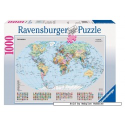 Ravensburger_Mapamundi Politico_Puzzle 1000piezas