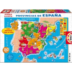 Educa 14870_ provincias de España_ Puzzle 150pcs.