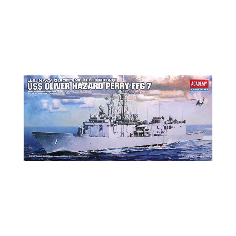Academy_ Uss Oliver Hazard Perry FFG-7, Us Navy Guided Missile Frigate_ 1/350