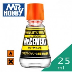 Mr. Hobby_ Mr. Cement. Pegamento Denso Para Plástico 25 ml.