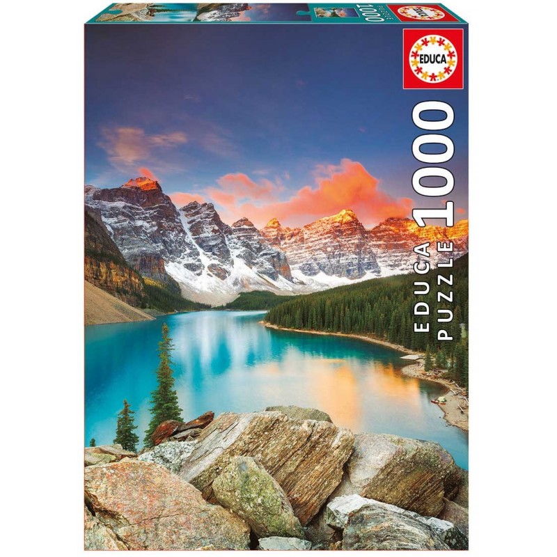 Educa 17739_ Lago Moraine, Banff National Park, Canada. Puzzle 1000pcs.