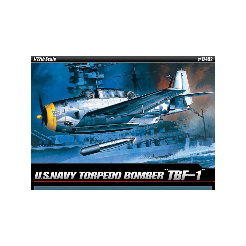Academy_ TBF-1 US NAVY Torpedo Bomber_ 1/72