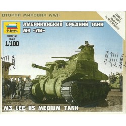 Zvezda_ M3 Lee US Medium Tank_ 1/100