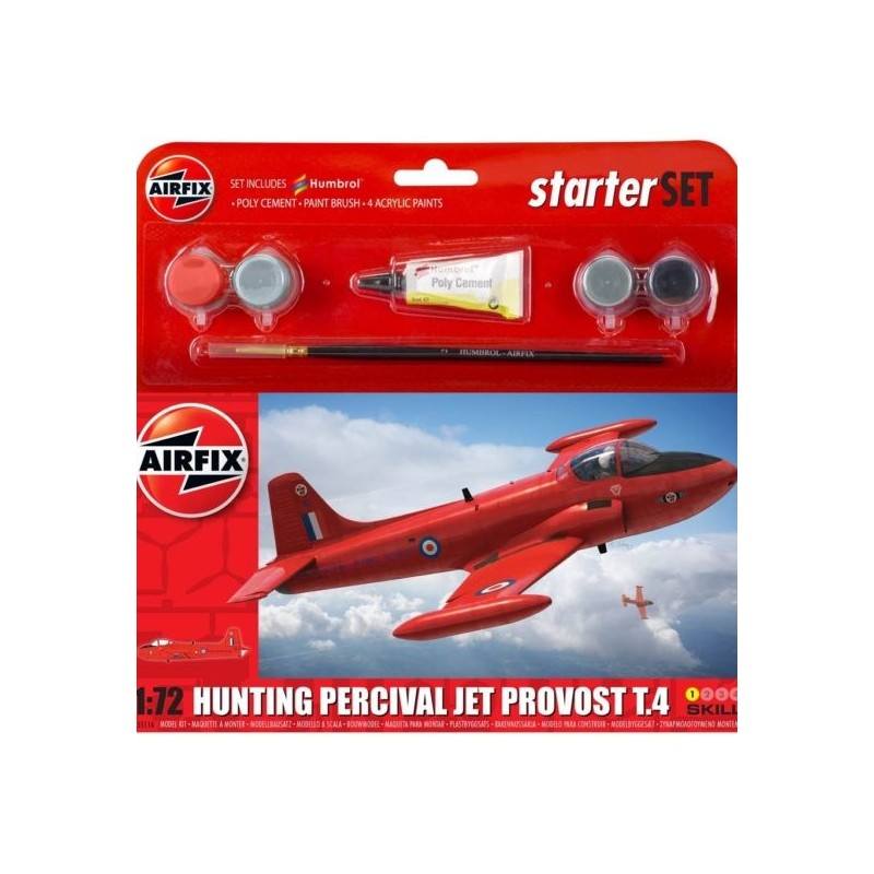 Airfix_ Hunting Percival Jet Provost T.4 (Starter Set)_ 1/72